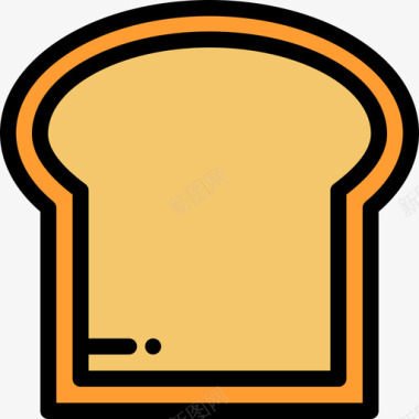 面包三餐4原色图标图标