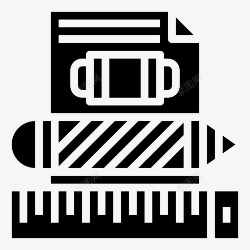 工具建筑草图图标svg_新图网 https://ixintu.com 商业分析 工具 建筑 房屋设计 素描 草图