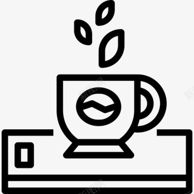 意式浓缩咖啡41号咖啡厅直线式图标图标
