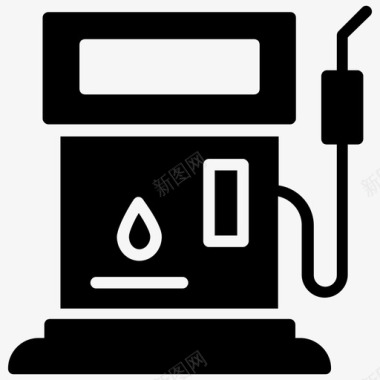 燃油泵加油站汽油泵图标图标