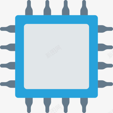 芯片多媒体25扁平图标图标