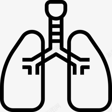 肺医用75直系图标图标