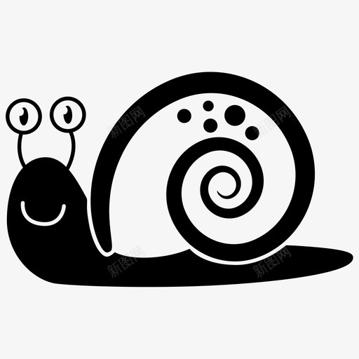 蜗牛虫子卡通人物图标svg_新图网 https://ixintu.com 卡通人物 图像 昆虫 昆虫和虫子 粘液 虫子 蜗牛 贝壳