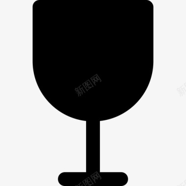 33号餐厅实心酒杯图标图标