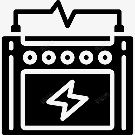 电池电源和能量8充满图标svg_新图网 https://ixintu.com 充满 电池 电源和能量8