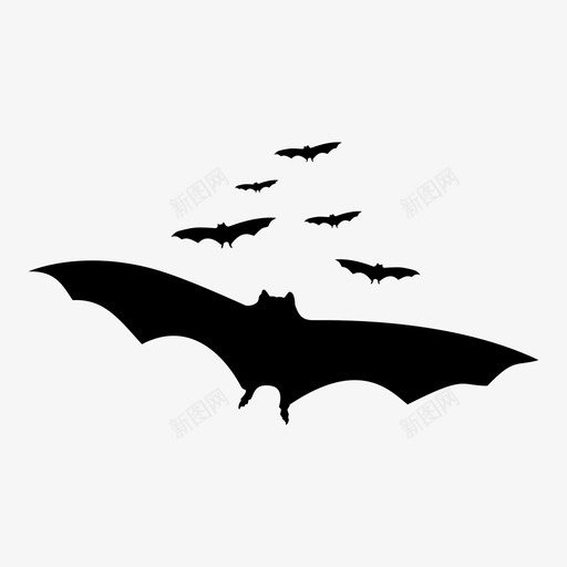蝙蝠动物蝙蝠侠图标svg_新图网 https://ixintu.com 万圣节 动物 哺乳动物 蝙蝠 蝙蝠侠