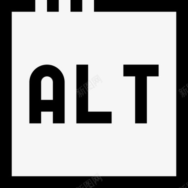 Alt编程19线性图标图标