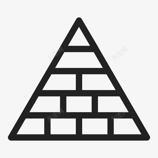 金字塔非洲古代图标svg_新图网 https://ixintu.com 古代 埃及 文化 金字塔 非洲