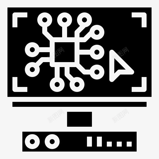 编程计算机计算图标svg_新图网 https://ixintu.com 多媒体 电子 编程 编程语言 网络技术 计算 计算机