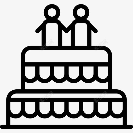 结婚蛋糕节假日28直系图标svg_新图网 https://ixintu.com 直系 结婚蛋糕 节假日28
