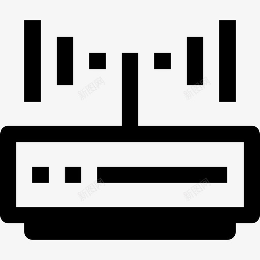 路由器技术和设备线性图标svg_新图网 https://ixintu.com 技术和设备 线性 路由器