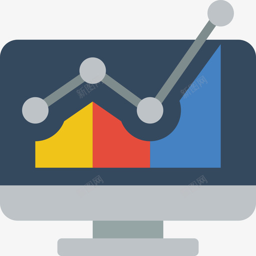 预测营销21扁平图标svg_新图网 https://ixintu.com 扁平 营销21 预测