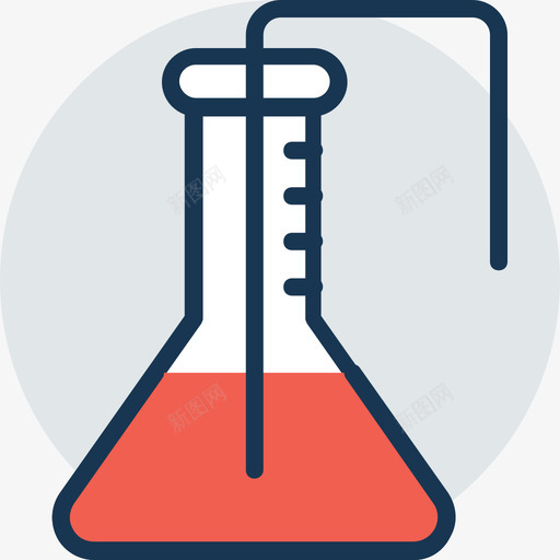 烧瓶科学技术9线性颜色图标svg_新图网 https://ixintu.com 烧瓶 科学技术9 线性颜色