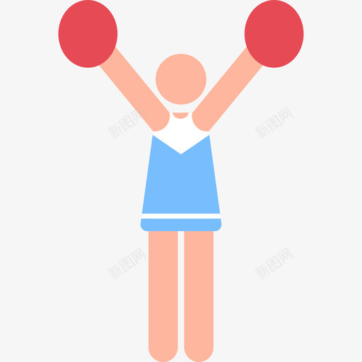 啦啦队篮球人体象形图颜色图标svg_新图网 https://ixintu.com 啦啦队 篮球人体象形图 颜色