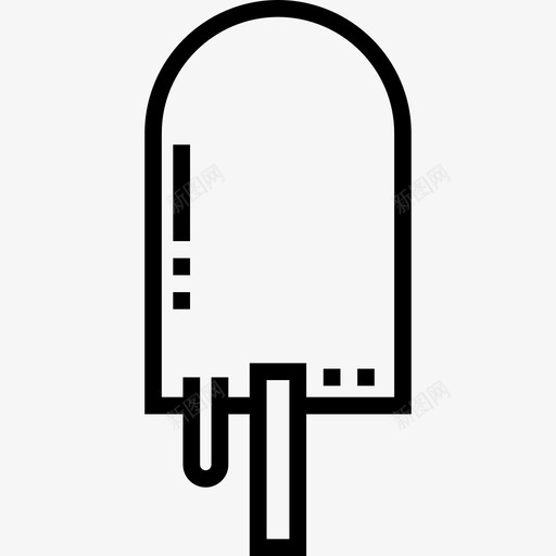 冰淇淋食品车3线性图标svg_新图网 https://ixintu.com 冰淇淋 线性 食品车3