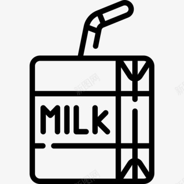 牛奶返校24小时直系图标图标