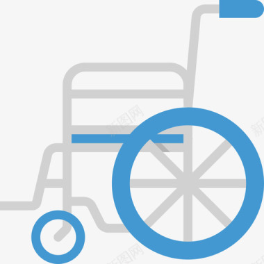 轮椅医用79平板图标图标