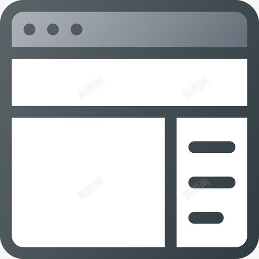 面板应用程序windows2线性颜色图标svg_新图网 https://ixintu.com 应用程序windows2 线性颜色 面板