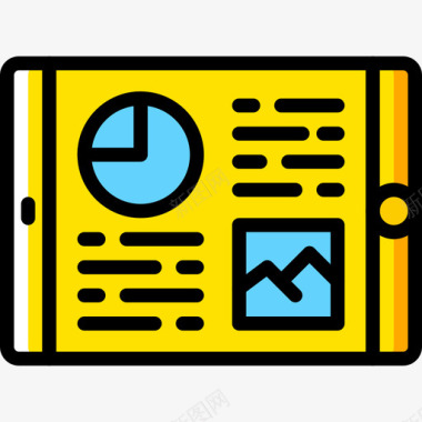 智能手机startup6黄色图标图标