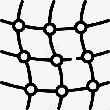 网格编辑工具6线性图标图标