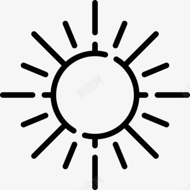 太阳巴西狂欢节直系图标图标