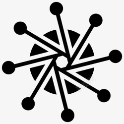 生物原子结构图片原子结构原子细胞原子图标高清图片