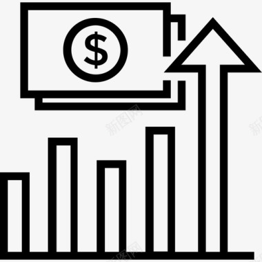 分析商业和金融28浅色图标图标