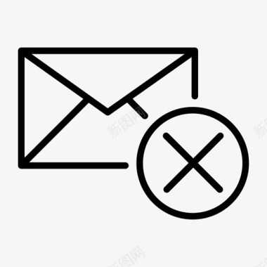 删除邮件删除电子邮件否图标图标