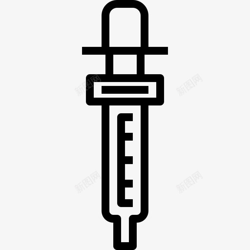 注射器医用74线性图标svg_新图网 https://ixintu.com 医用74 注射器 线性