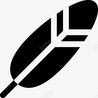 羽毛狂野西部7填充图标图标
