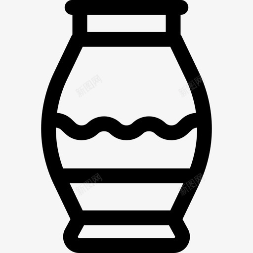 花瓶家具20件直线型图标svg_新图网 https://ixintu.com 家具20件 直线型 花瓶