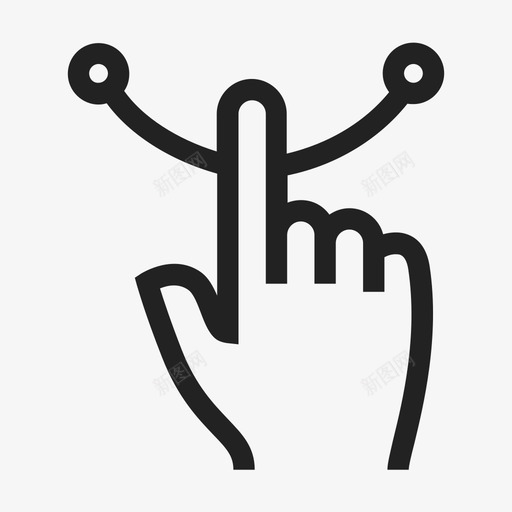 一个手指向内拖动指示器一个手指图标svg_新图网 https://ixintu.com 一个手指 一个手指向内拖动 指示器 按下 滑动 触摸