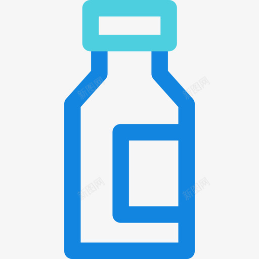 药物家庭元素4线状蓝色图标svg_新图网 https://ixintu.com 家庭元素4 线状蓝色 药物