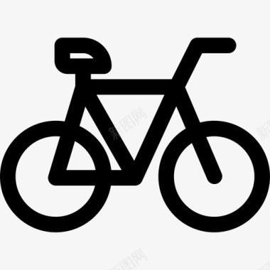 自行车弹簧20直线型图标图标