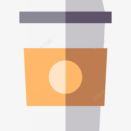 咖啡外卖7平的图标svg_新图网 https://ixintu.com 咖啡 外卖7 平的