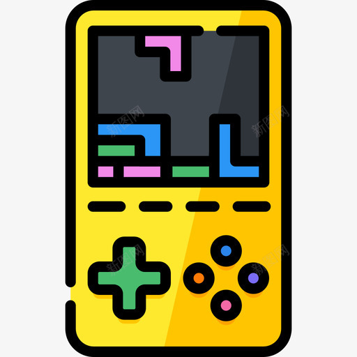 Gameboy游戏30线性颜色图标svg_新图网 https://ixintu.com Gameboy 游戏30 线性颜色