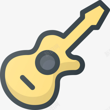 吉他乐器5线颜色图标图标
