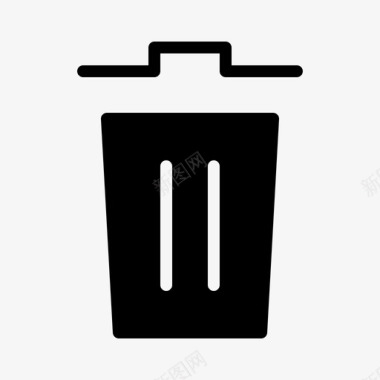 垃圾桶存储垃圾网络图标图标