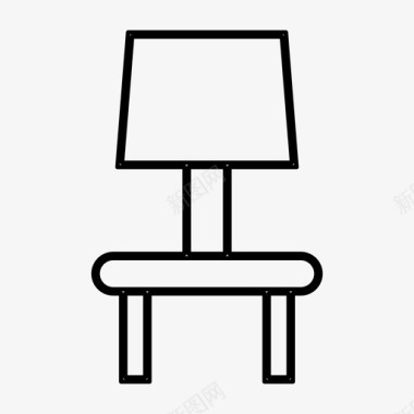椅子长凳办公椅图标图标