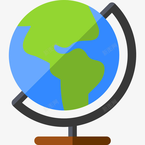 地球地理8平坦图标svg_新图网 https://ixintu.com 地球 地理8 平坦