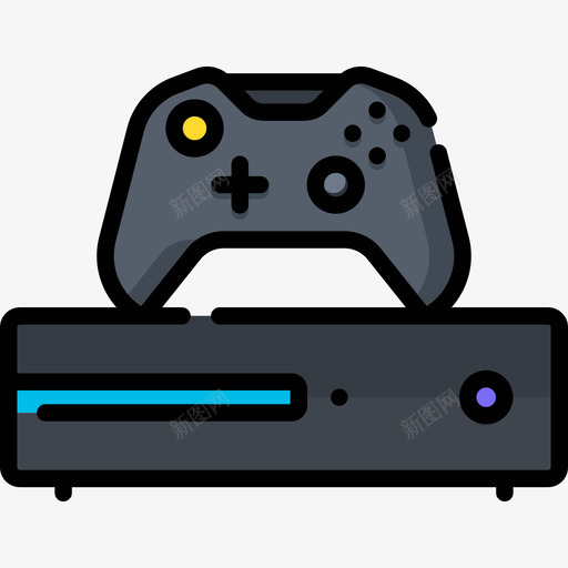 Xbox游戏30线性颜色图标svg_新图网 https://ixintu.com Xbox 游戏30 线性颜色