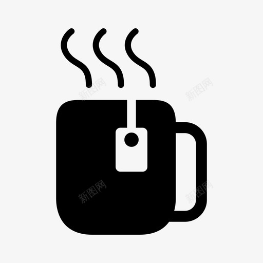 咖啡杯休息喝图标svg_新图网 https://ixintu.com 休息 咖啡杯 喝 早上 餐厅