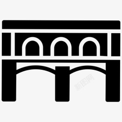 意大利桥旧桥吊桥意大利桥图标高清图片