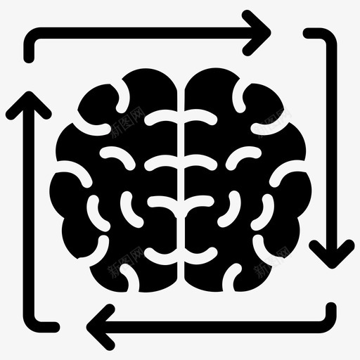 头脑风暴分析思维人类思维图标svg_新图网 https://ixintu.com 人类思维 分析思维 头脑风暴 心理学 成长黑客字形图标 逻辑思维