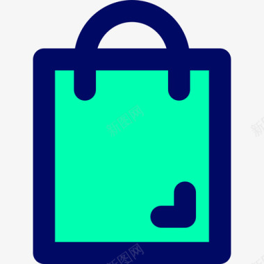 购物袋购物76绿影图标图标