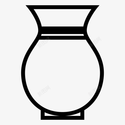 壶古代艺术图标svg_新图网 https://ixintu.com 古代 壶 罐子 艺术 艺术2 花瓶 雕塑