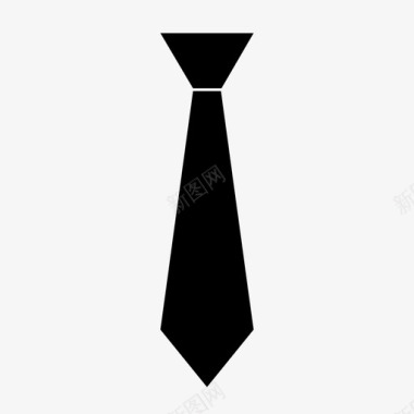 领带衣服西装图标图标
