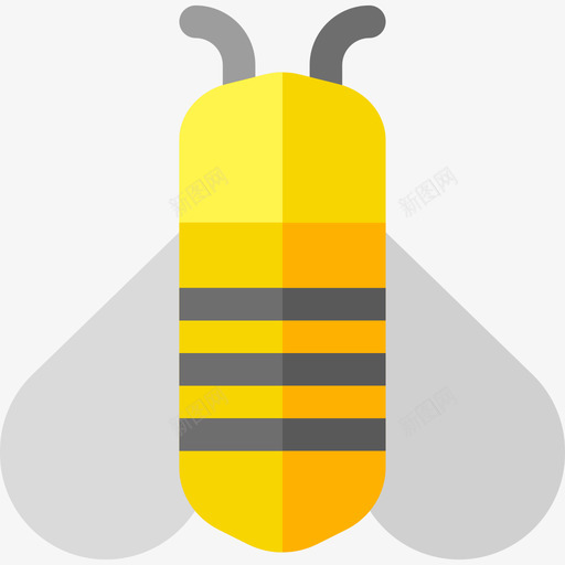 蜜蜂春天21号平的图标svg_新图网 https://ixintu.com 平的 春天21号 蜜蜂
