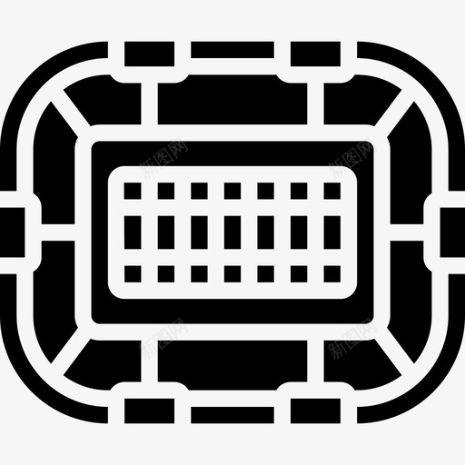 美式足球场4号体育场满座图标svg_新图网 https://ixintu.com 4号体育场 满座 美式足球场