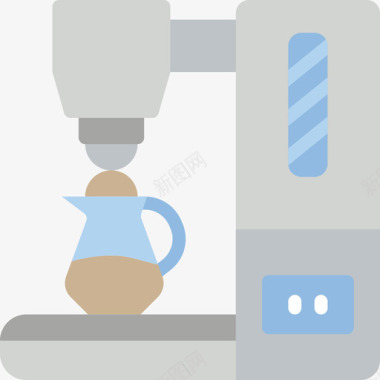 咖啡机家用电器3台平板图标图标
